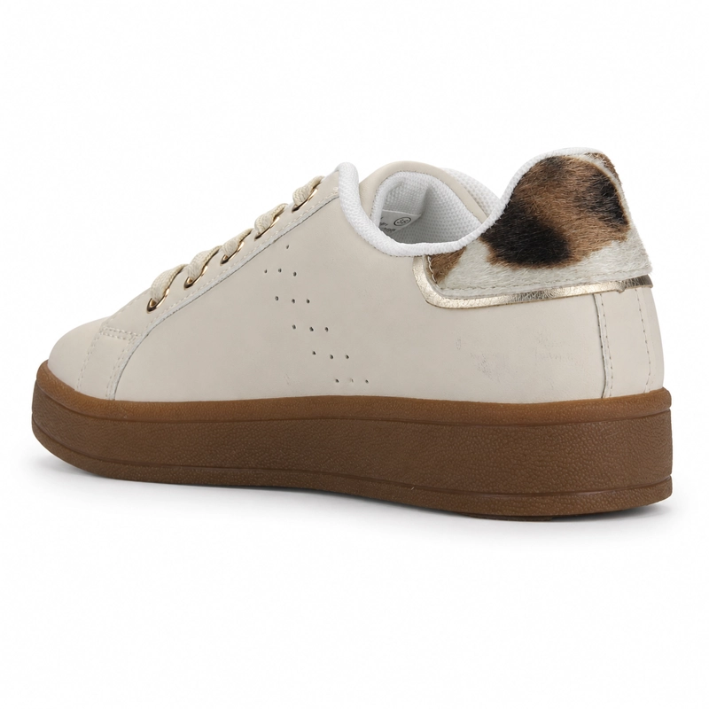 ZAPATILLA BEIGE MUJER URBANO CHALADA PITA - 4