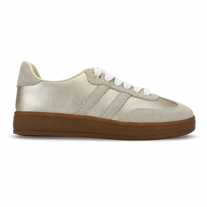 ZAPATILLA DORADO MUJER URBANO CHALADA PITA - 1