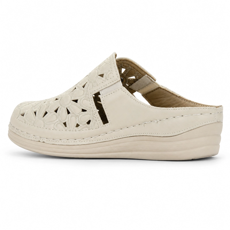 SANDALIA BEIGE MUJER CASUAL CHALADA MUSA - 4