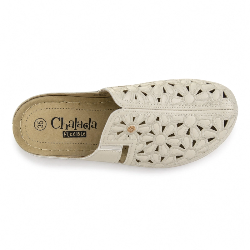 SANDALIA BEIGE MUJER CASUAL CHALADA MUSA - 5