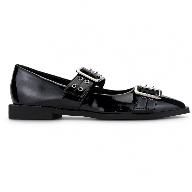 BALLERINA NEGRO MUJER CASUAL CHALADA SLIK - 1