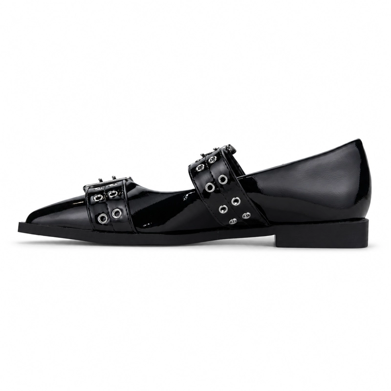 BALLERINA NEGRO MUJER CASUAL CHALADA SLIK - 2