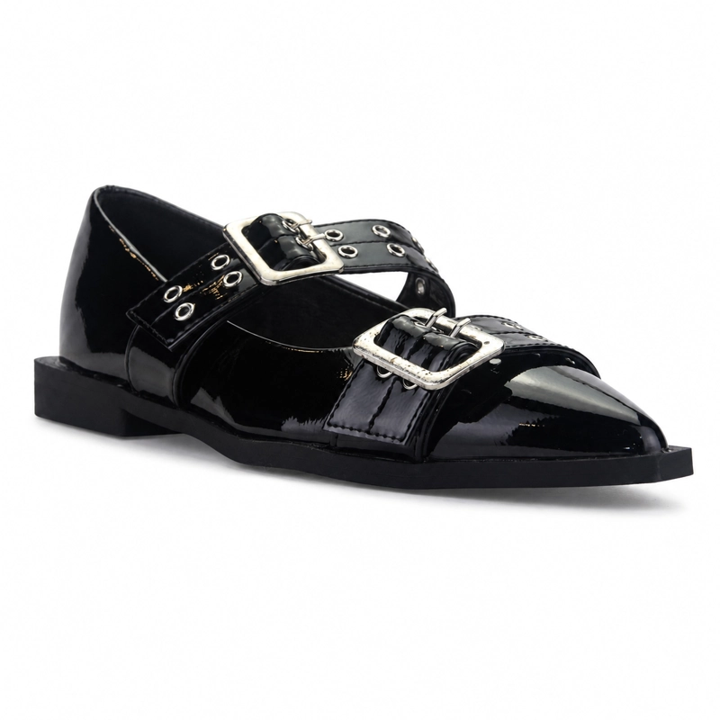 BALLERINA NEGRO MUJER CASUAL CHALADA SLIK - 3