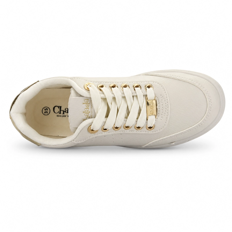 ZAPATILLA BEIGE MUJER URBANO CHALADA ELITE - 5