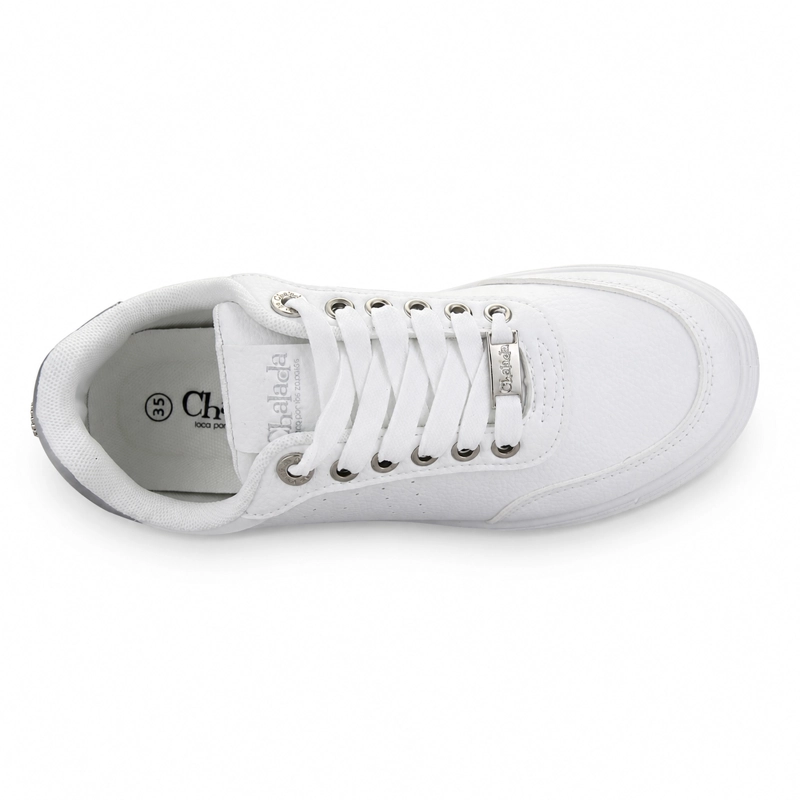 ZAPATILLA BLANCO MUJER URBANO CHALADA ELITE - 5