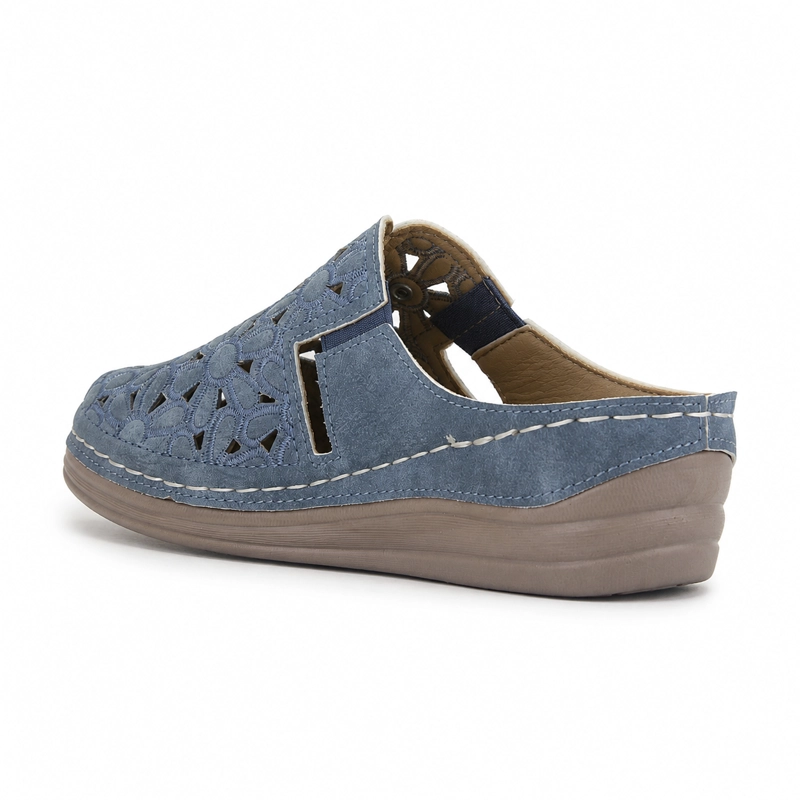 SANDALIA AZUL MUJER CASUAL CHALADA MUSA - 4