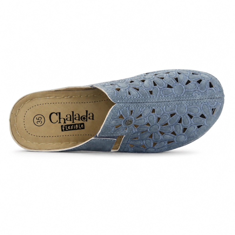 SANDALIA AZUL MUJER CASUAL CHALADA MUSA - 5