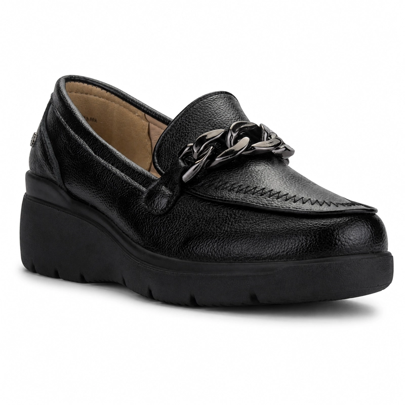 MOCASIN NEGRO MUJER CASUAL CHALADA DEZA - 3