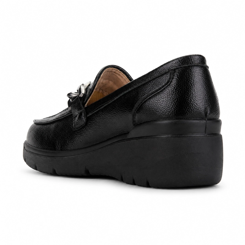 MOCASIN NEGRO MUJER CASUAL CHALADA DEZA - 4