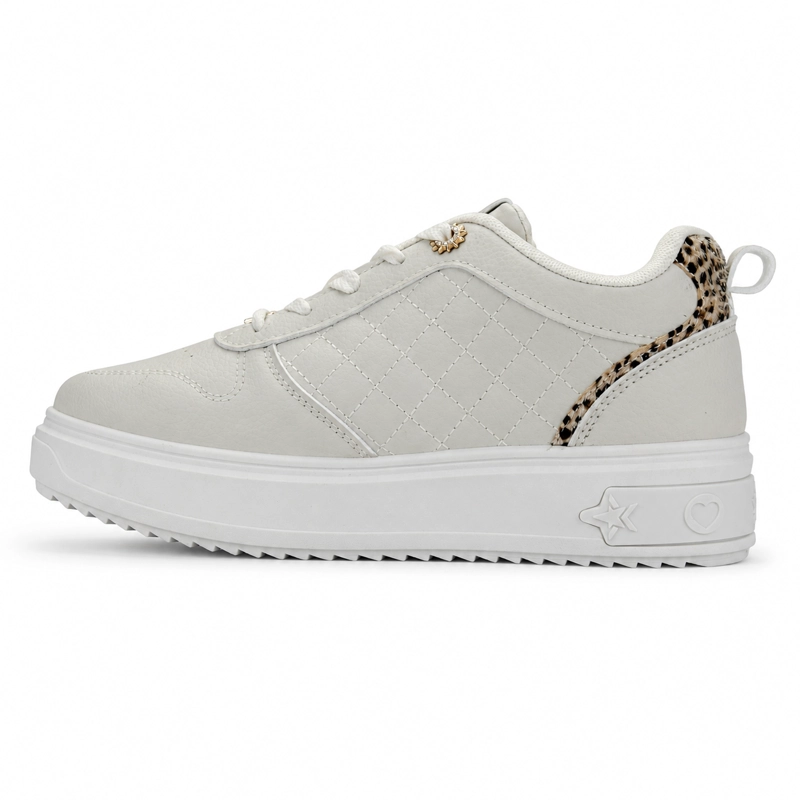 ZAPATILLA BEIGE MUJER URBANO CHALADA STAR - 2