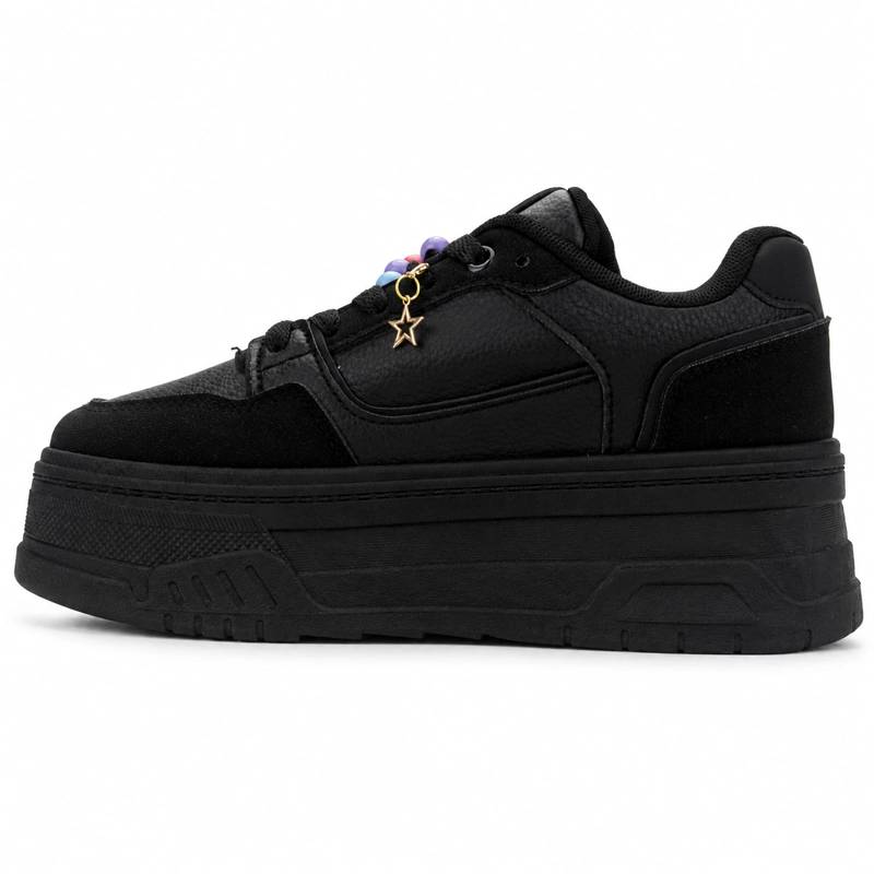 ZAPATILLA NEGRO MUJER URBANO CHALADA MOON - 2