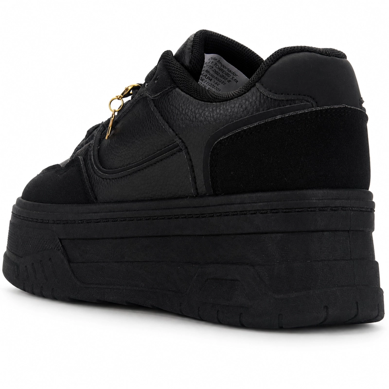ZAPATILLA NEGRO MUJER URBANO CHALADA MOON - 4