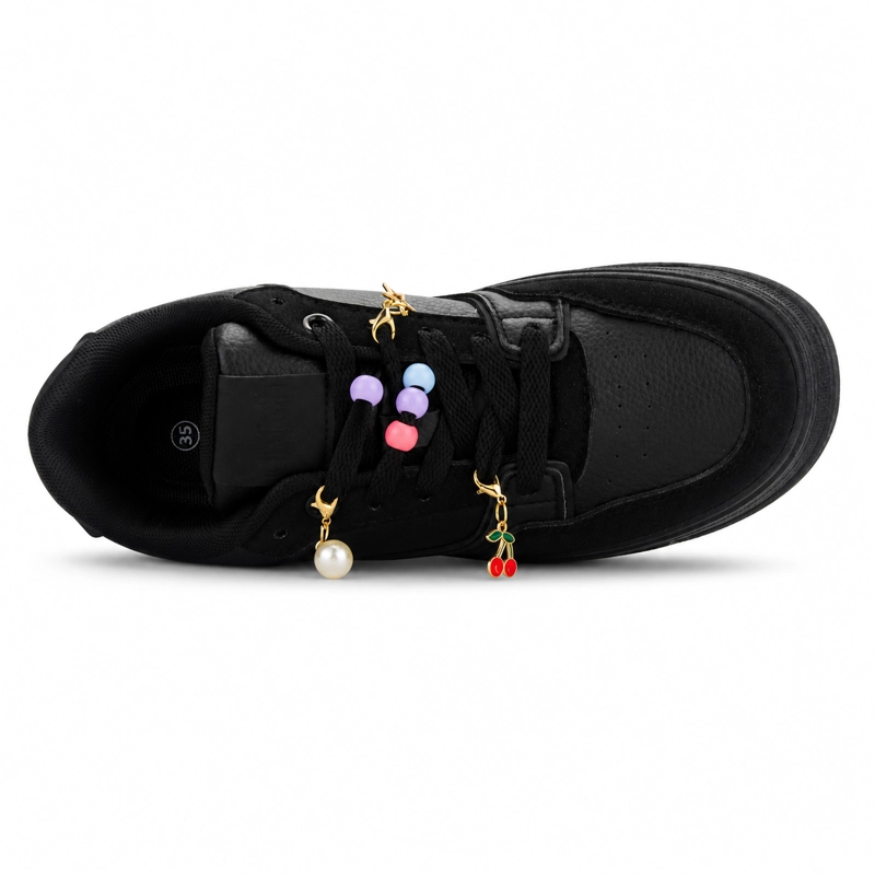 ZAPATILLA NEGRO MUJER URBANO CHALADA MOON - 5