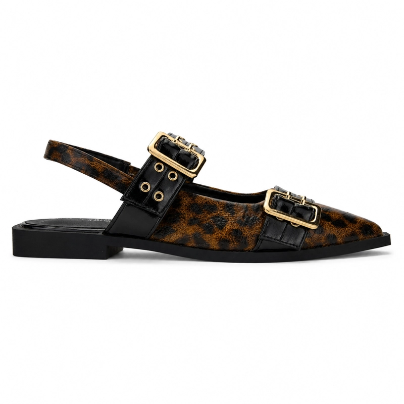 BALLERINA NEGRO MUJER CASUAL CHALADA SLIK - 1