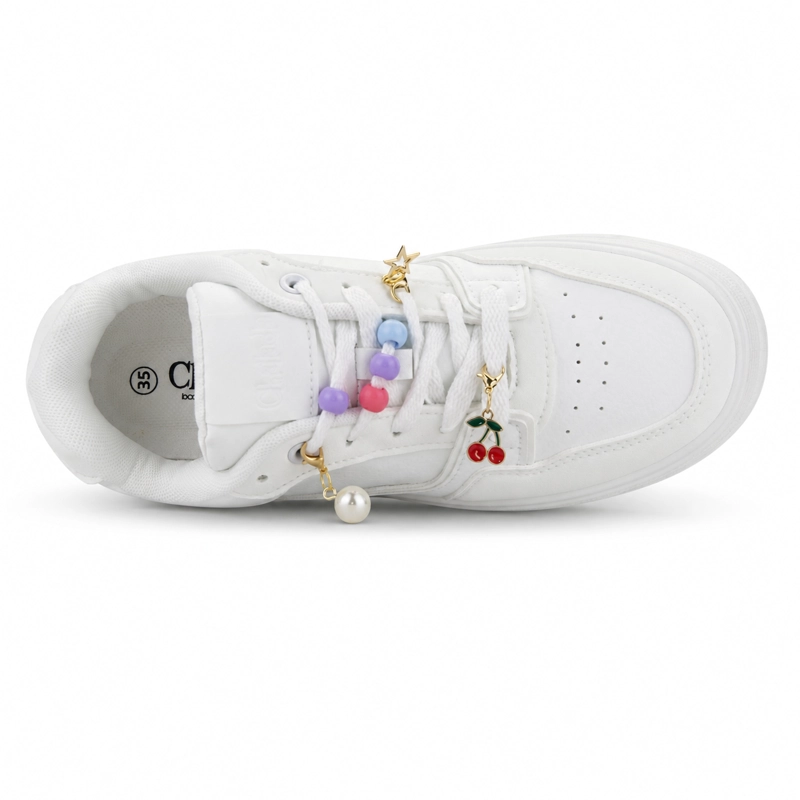 ZAPATILLA BLANCO MUJER URBANO CHALADA MOON - 5