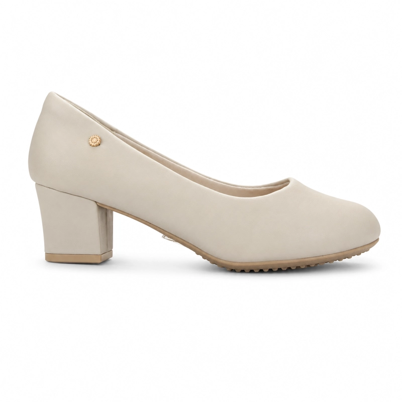 ZAPATO BEIGE MUJER CASUAL CHALADA FLEXI - 1
