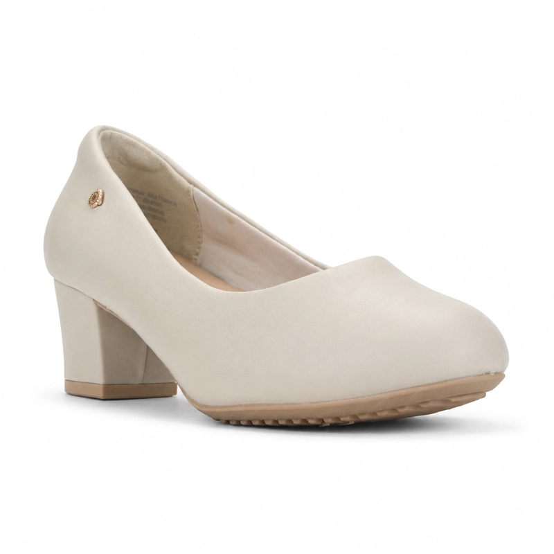 ZAPATO BEIGE MUJER CASUAL CHALADA FLEXI - 3