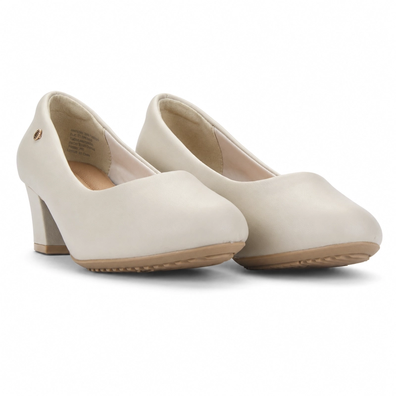 ZAPATO BEIGE MUJER CASUAL CHALADA FLEXI - 5