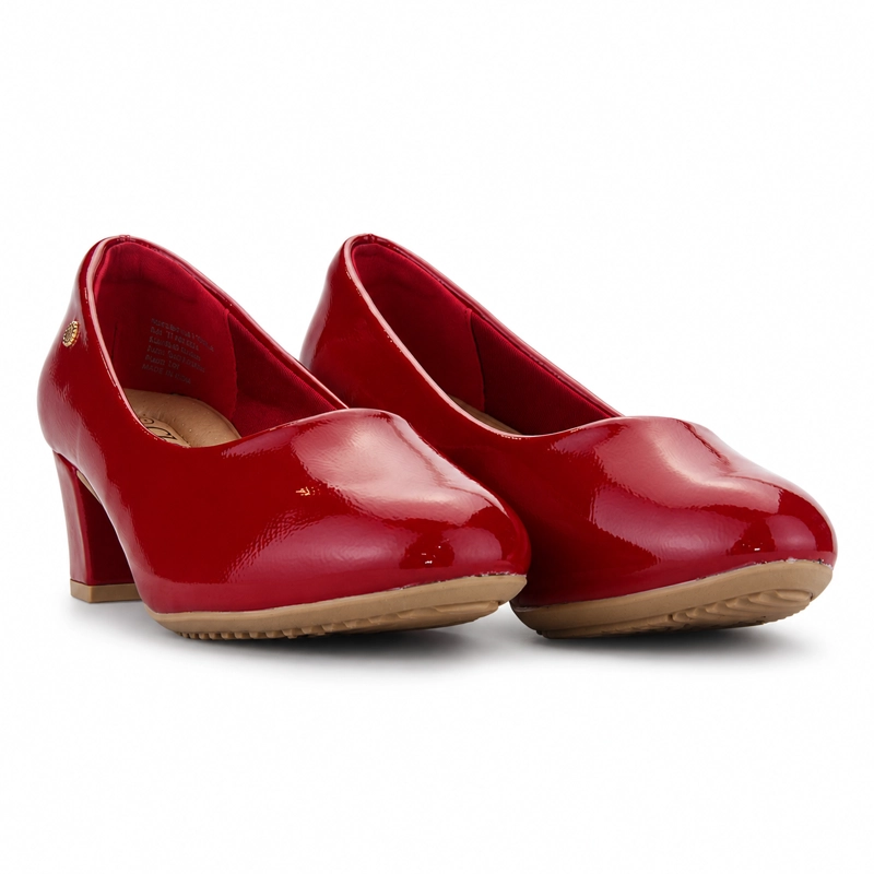ZAPATO ROJO MUJER CASUAL CHALADA FLEXI - 5
