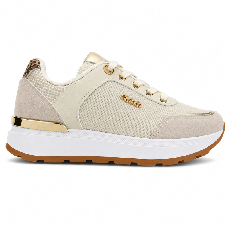 ZAPATILLA BEIGE MUJER URBANO CHALADA SURY - 1