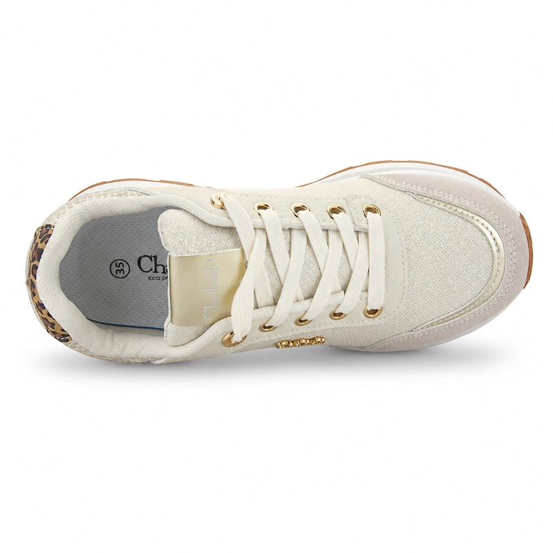 ZAPATILLA BEIGE MUJER URBANO CHALADA SURY - 5