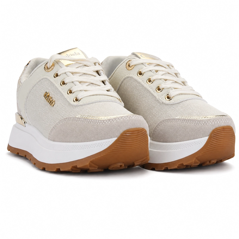 ZAPATILLA BEIGE MUJER URBANO CHALADA SURY - 7