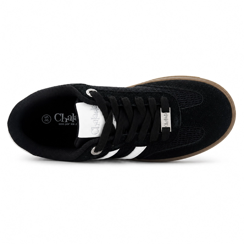 ZAPATILLA NEGRO MUJER URBANO CHALADA ANTU - 5