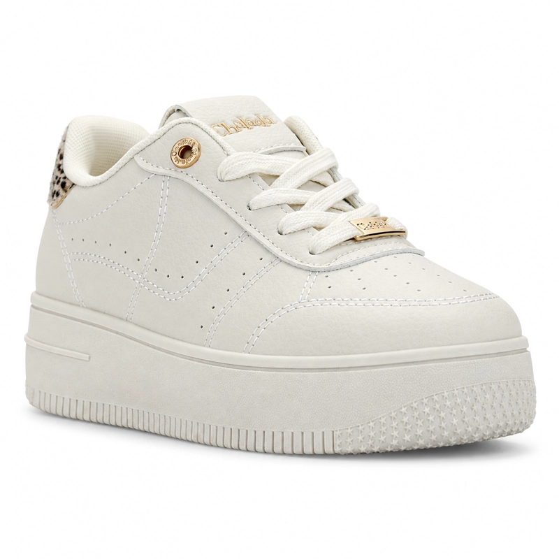 ZAPATILLA BEIGE MUJER URBANO CHALADA JOGGO - 3