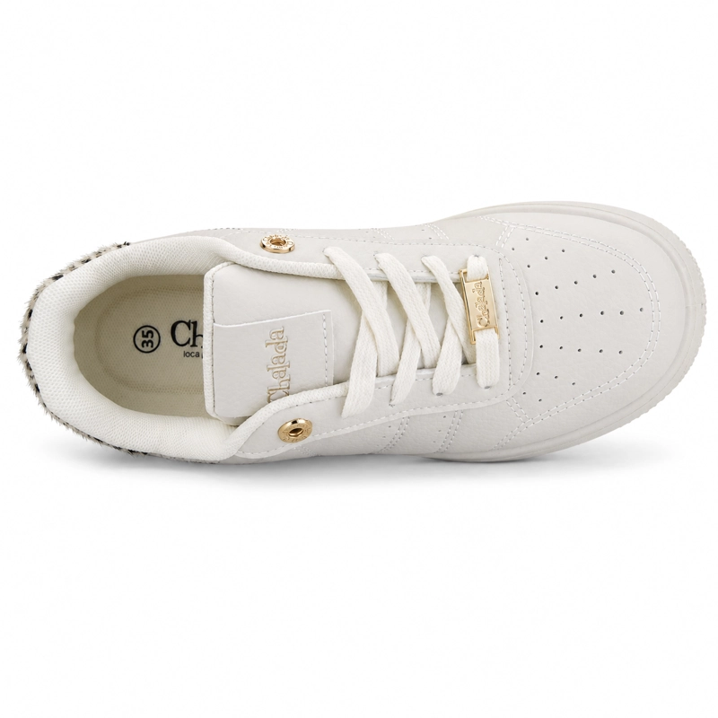 ZAPATILLA BEIGE MUJER URBANO CHALADA JOGGO - 5
