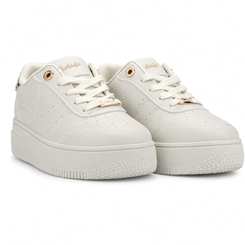 ZAPATILLA BEIGE MUJER URBANO CHALADA JOGGO - 7