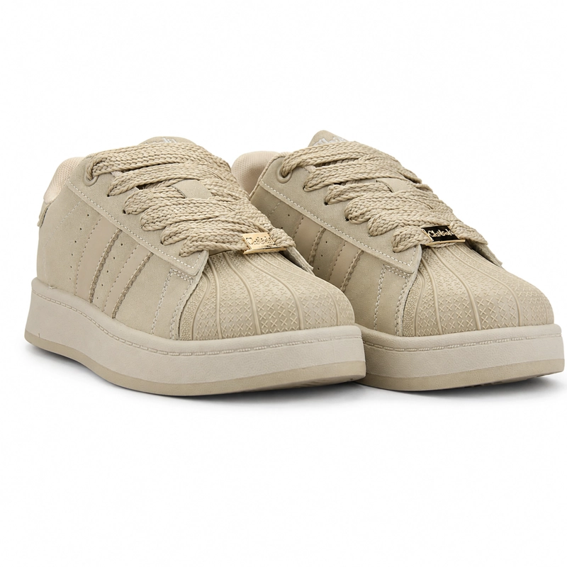 ZAPATILLA BEIGE MUJER URBANO CHALADA ANNIE - 7