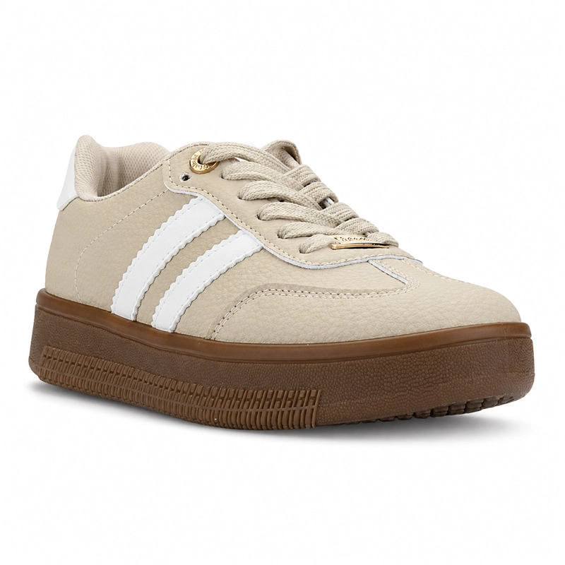 ZAPATILLA BEIGE MUJER URBANO CHALADA ANTU - 3