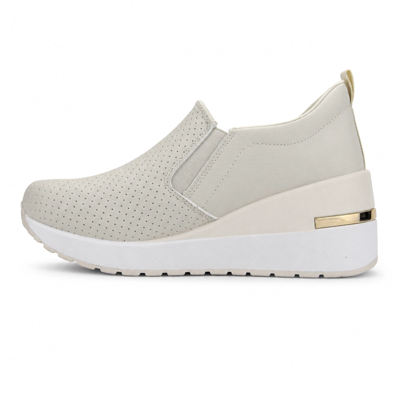 ZAPATILLA BEIGE MUJER URBANO CHALADA BOLKI - 2