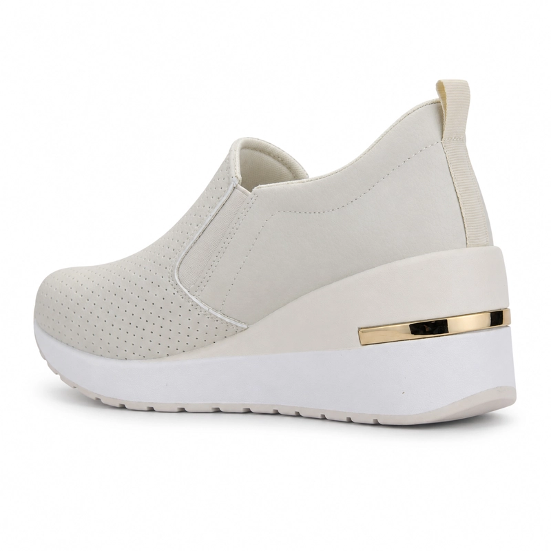 ZAPATILLA BEIGE MUJER URBANO CHALADA BOLKI - 4