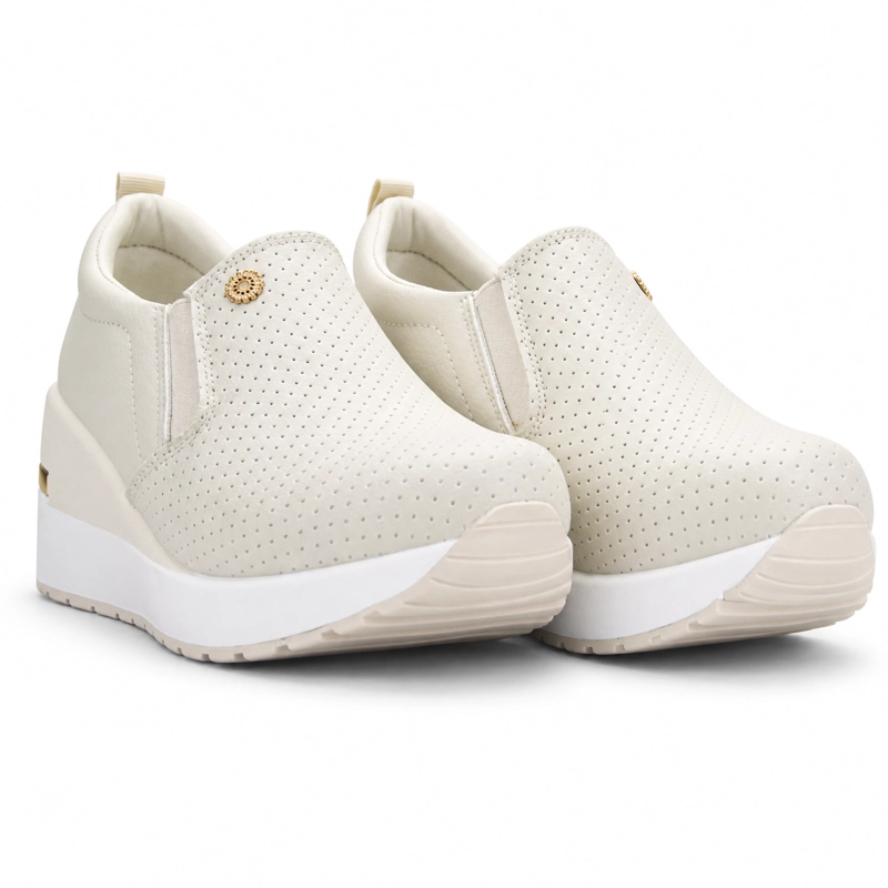 ZAPATILLA BEIGE MUJER URBANO CHALADA BOLKI - 7