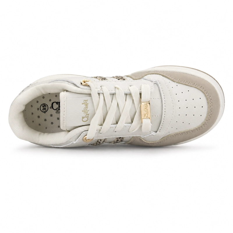 ZAPATILLA BEIGE MUJER URBANO CHALADA JUVE - 5