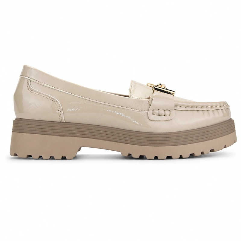 MOCASIN BEIGE MUJER CASUAL CHALADA GRAND - 1