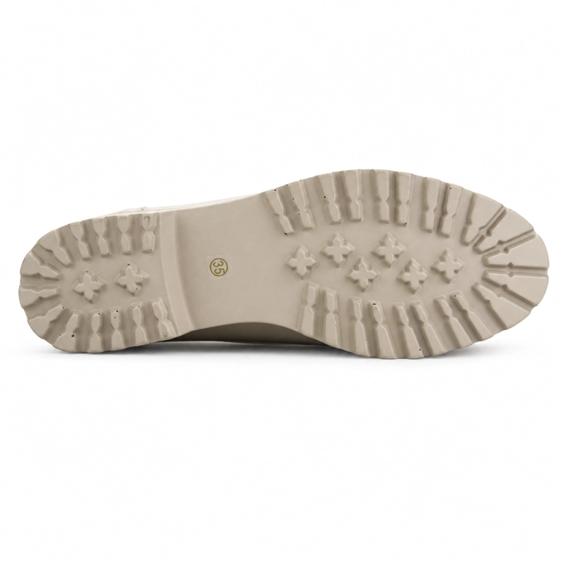 MOCASIN BEIGE MUJER CASUAL CHALADA GRAND - 6