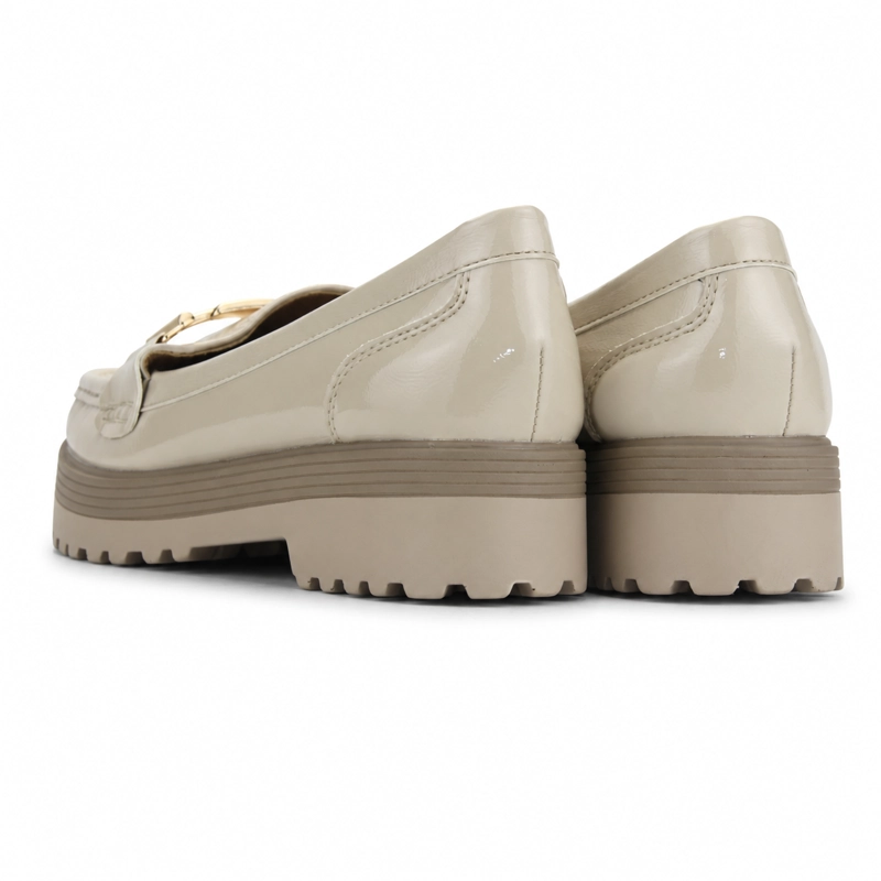 MOCASIN BEIGE MUJER CASUAL CHALADA GRAND - 8