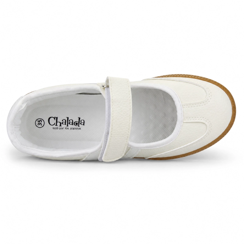 ZAPATILLA BLANCO MUJER URBANO CHALADA ANTULOW - 5
