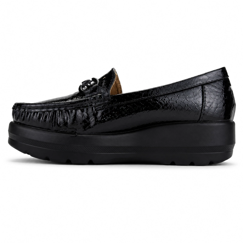 MOCASIN NEGRO MUJER CASUAL CHALADA CANDA - 2