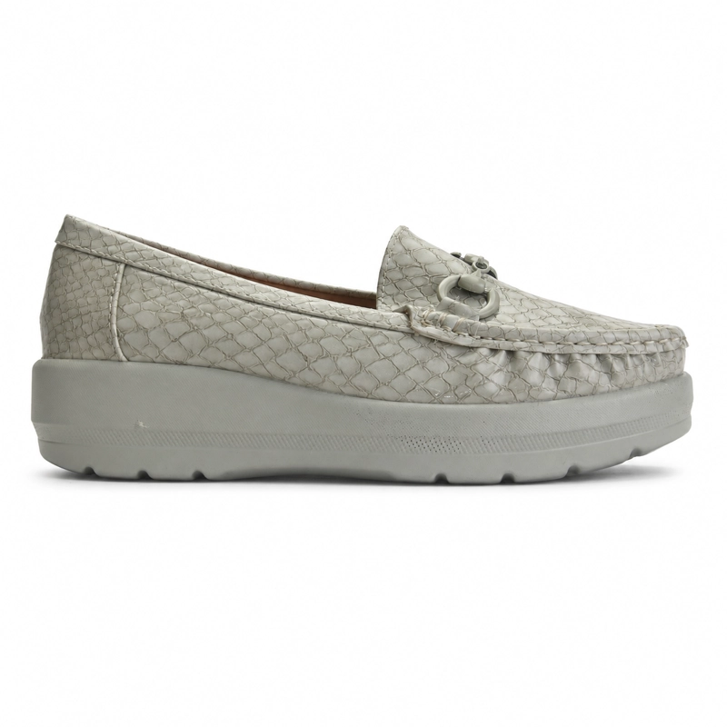 MOCASIN BEIGE MUJER CASUAL CHALADA CANDA - 1