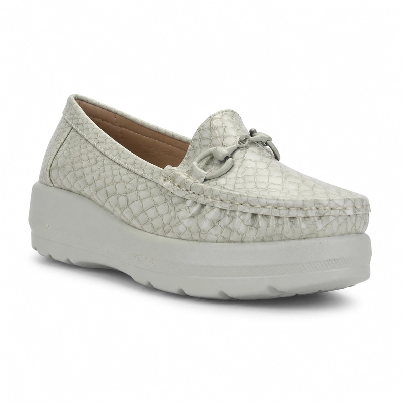 MOCASIN BEIGE MUJER CASUAL CHALADA CANDA - 3