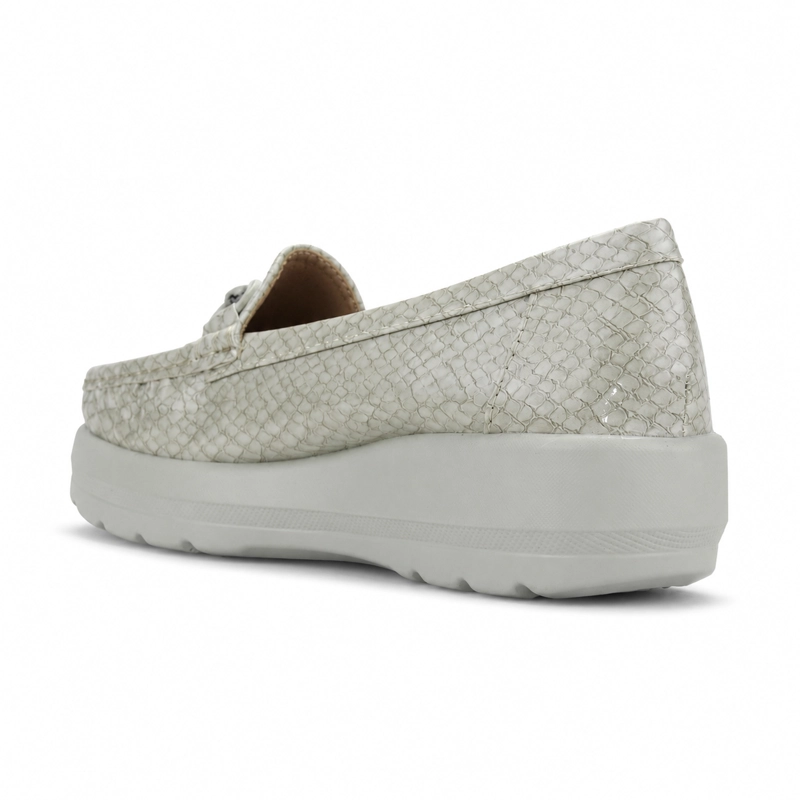 MOCASIN BEIGE MUJER CASUAL CHALADA CANDA - 4