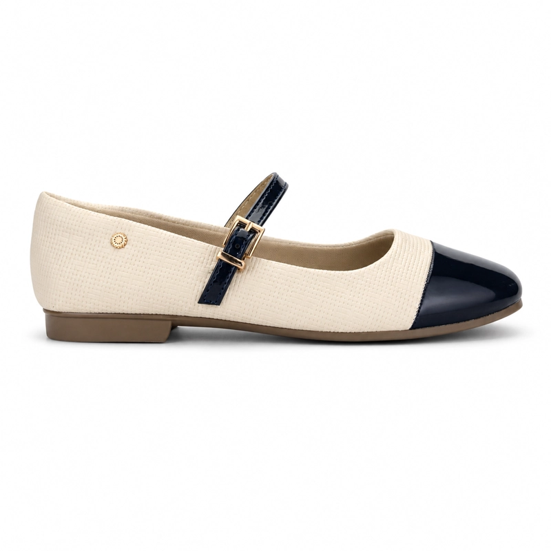 BALLERINA BEIGE MUJER CASUAL CHALADA NAZZER - 1