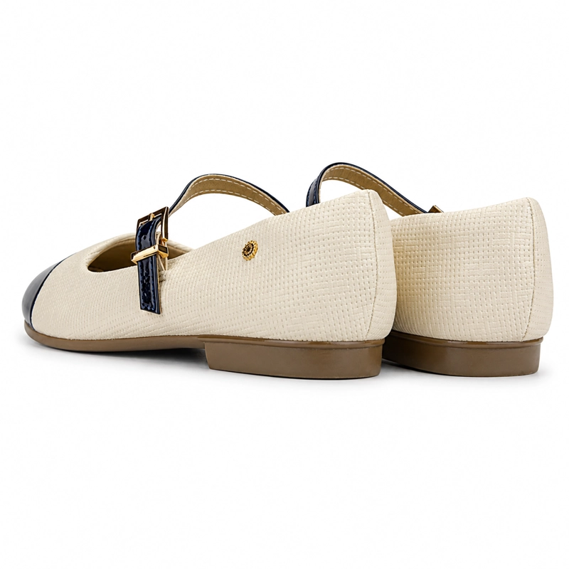 BALLERINA BEIGE MUJER CASUAL CHALADA NAZZER - 4