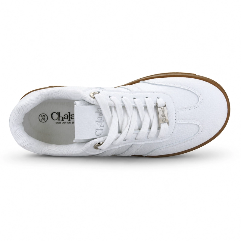ZAPATILLA BLANCO MUJER URBANO CHALADA ANTU - 5