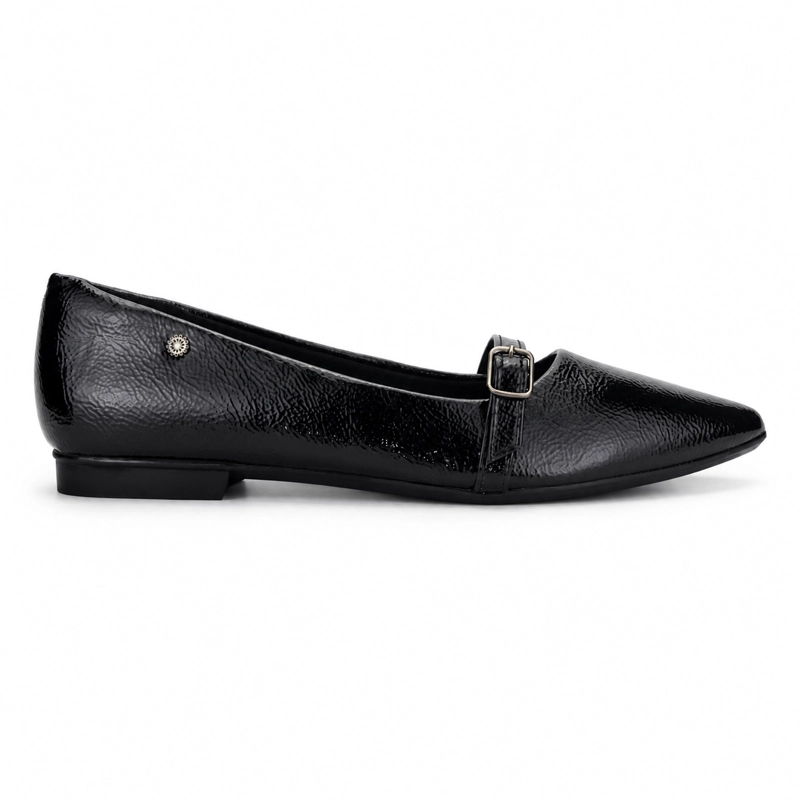 BALLERINA NEGRO MUJER CASUAL CHALADA MERCNEW - 1