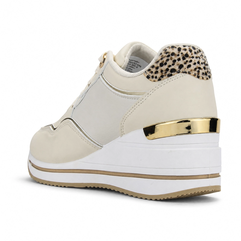 ZAPATILLA BEIGE MUJER URBANO CHALADA BOLKINEW - 4