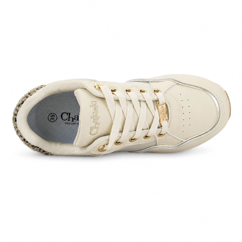 ZAPATILLA BEIGE MUJER URBANO CHALADA BOLKINEW - 5